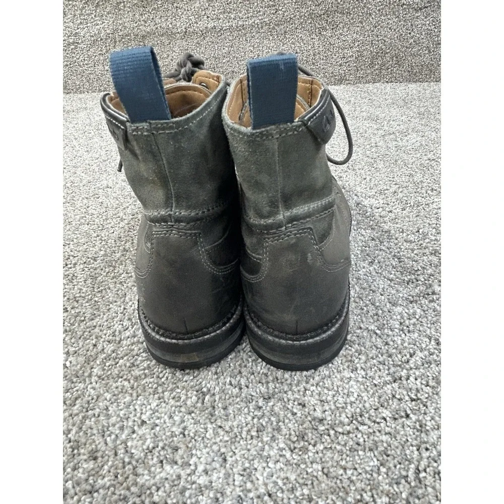 Clarks Mens Size 9M‎ Bushwick Peak Grey Leather Suede Lace up Boots